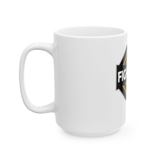 FIGHTASTIC White Coffee Mug, (11oz, 15oz)