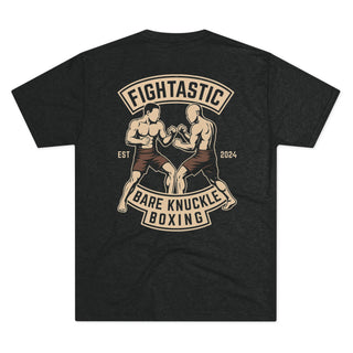 FIGHTASTIC® Fight Club Bare Knuckle Boxing Tri-Blend T-Shirt