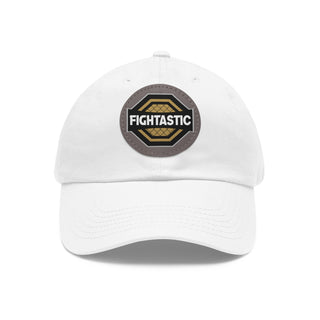 Dad Hat with Leather FIGHTASTIC Patch (Round)