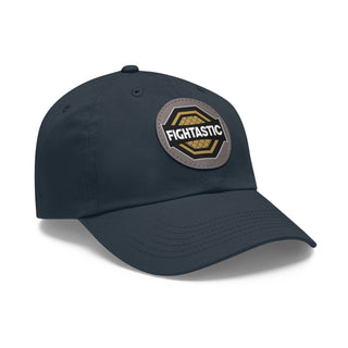 Dad Hat with Leather FIGHTASTIC Patch (Round)