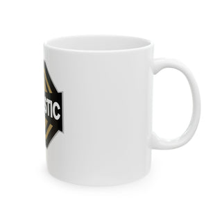 FIGHTASTIC White Coffee Mug, (11oz, 15oz)