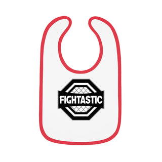 FIGHTASTIC Baby Contrast Trim Jersey Bib