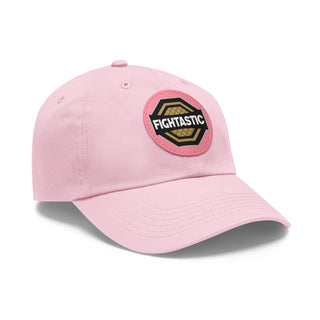 Dad Hat with Leather FIGHTASTIC Patch (Round)