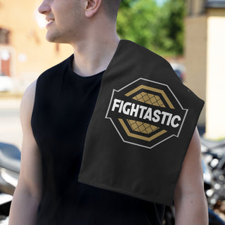 FIGHTASTIC Black Rally Towel, 11x18