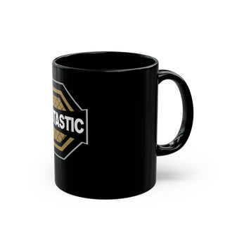 FIGHTASTIC Single Logo Black Coffee Mug (11oz, 15oz)
