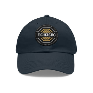 Dad Hat with Leather FIGHTASTIC Patch (Round)