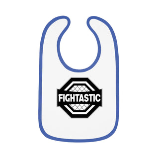 FIGHTASTIC Baby Contrast Trim Jersey Bib