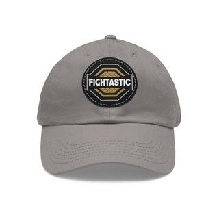 Dad Hat with Leather FIGHTASTIC Patch (Round)