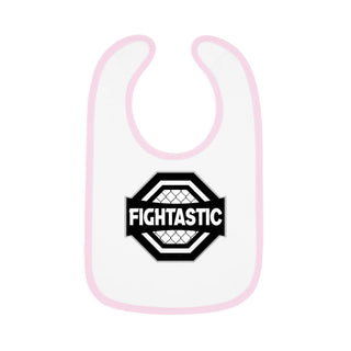 FIGHTASTIC Baby Contrast Trim Jersey Bib