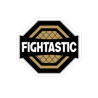 FIGHTASTIC Transparent Outdoor Stickers, Die-Cut, 1pc