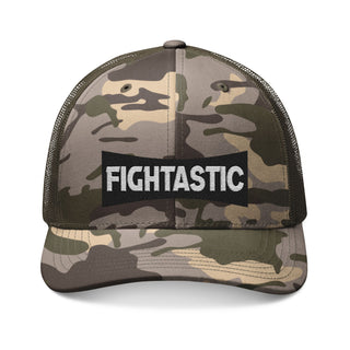 FIGHTASTIC Camouflage Trucker Hat - Embroidered