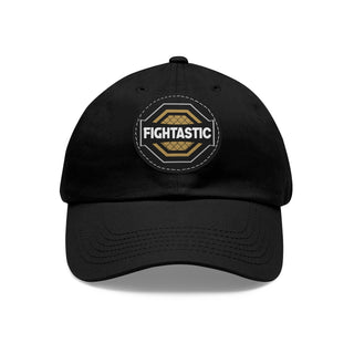 Dad Hat with Leather FIGHTASTIC Patch (Round)