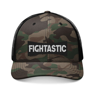 FIGHTASTIC Camouflage Trucker Hat - Embroidered