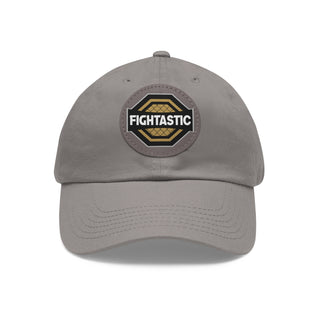 Dad Hat with Leather FIGHTASTIC Patch (Round)