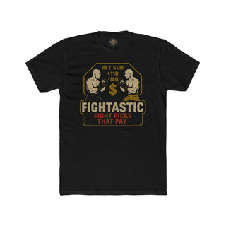 FIGHTASTIC “Fight Picks That Pay” Unisex Cotton Crew Tee