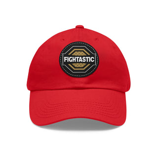 Dad Hat with Leather FIGHTASTIC Patch (Round)