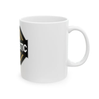 FIGHTASTIC White Coffee Mug, (11oz, 15oz)