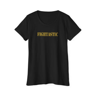 FIGHTASTIC® Stencil Logo Women’s Organic T-Shirt