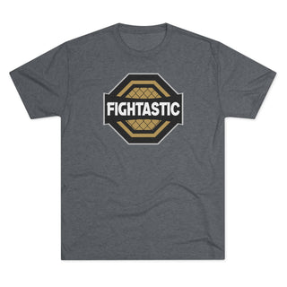 FIGHTASTIC Octagon Logo Tri-Blend T-Shirt