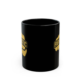 FIGHTASTIC Bare Knuckle Black Mug (11oz, 15oz, 2-Logos)