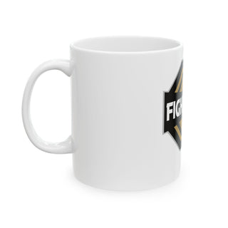 FIGHTASTIC White Coffee Mug, (11oz, 15oz)