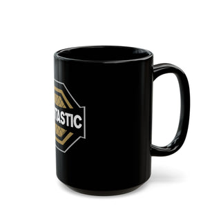 FIGHTASTIC Single Logo Black Coffee Mug (11oz, 15oz)