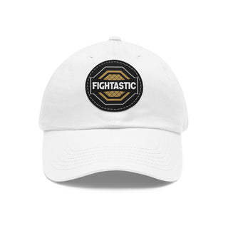 Dad Hat with Leather FIGHTASTIC Patch (Round)