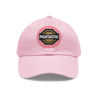 Dad Hat with Leather FIGHTASTIC Patch (Round)