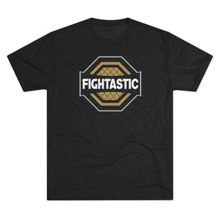 FIGHTASTIC Octagon Logo Tri-Blend T-Shirt