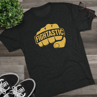 FIGHTASTIC Bare Knuckle Logo Tri-Blend T-Shirt