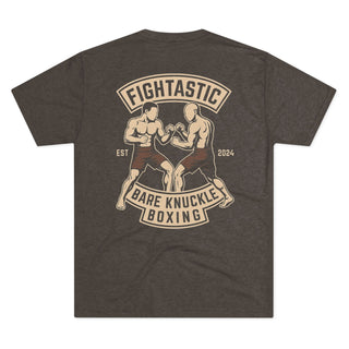 FIGHTASTIC® Fight Club Bare Knuckle Boxing Tri-Blend T-Shirt